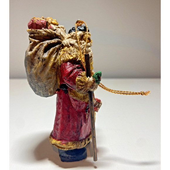 Vintage 1989 Schmid Shackman Collection Annual Santa Clause Ornament 424-136 - Picture 4 of 7